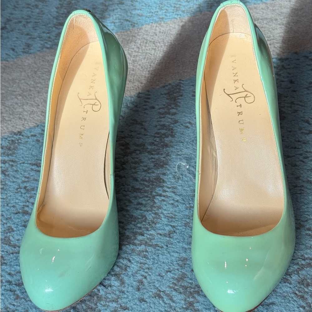 Ivanka Trump Mint Green Heels